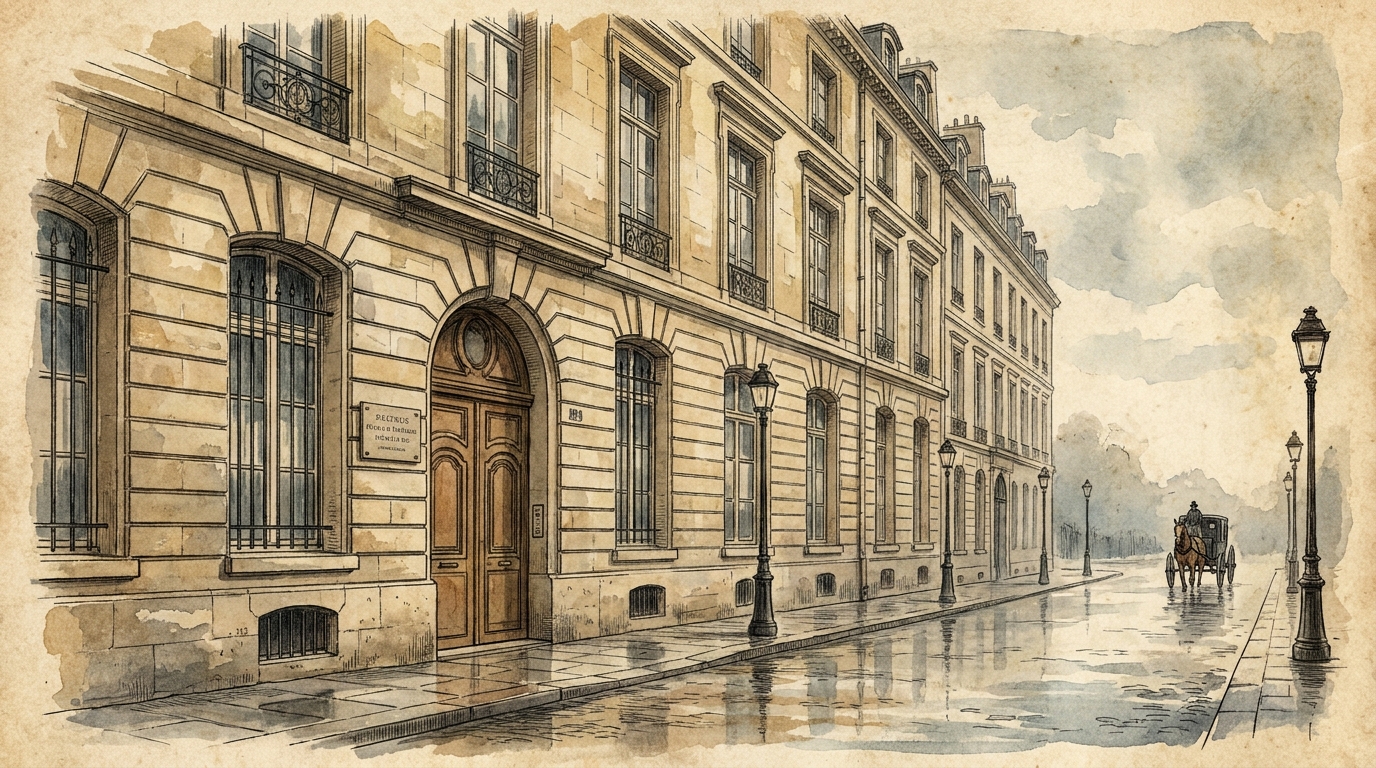 Le 104 rue de Richelieu à Paris, lieu de l'ouverture au public de la première Caisse d'Épargne le 15 novembre 1818